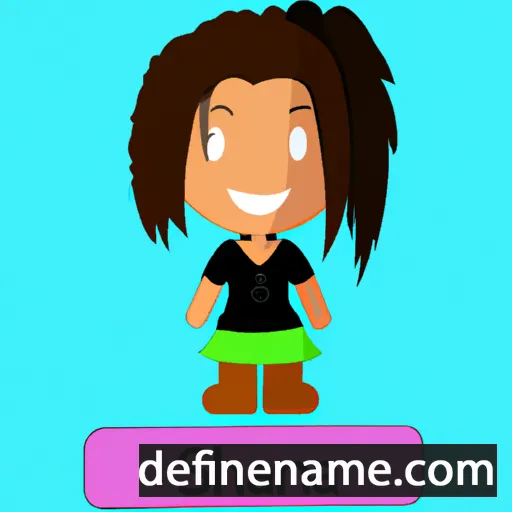 cartoon of the name Shanna