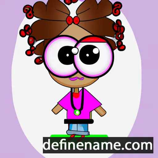 cartoon of the name Shannie