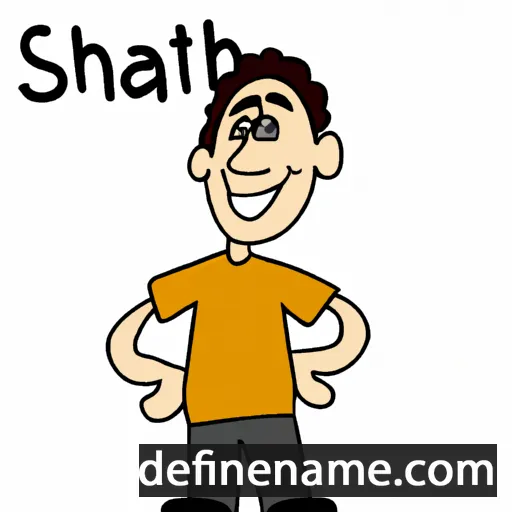 cartoon of the name Shant