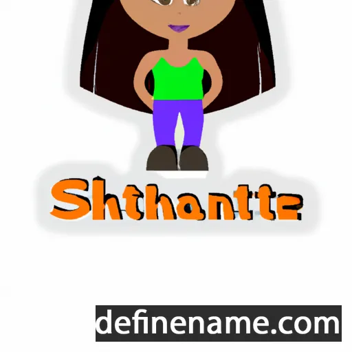 cartoon of the name Shantal