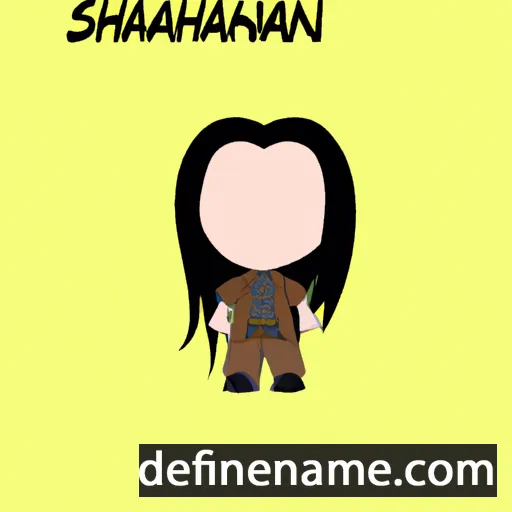 cartoon of the name Shaohannah