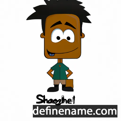 cartoon of the name Shaquese