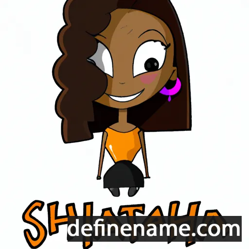 cartoon of the name Shaqueta