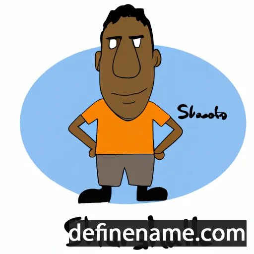 cartoon of the name Shaquill