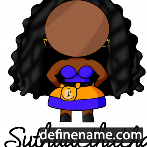 cartoon of the name Shaquita