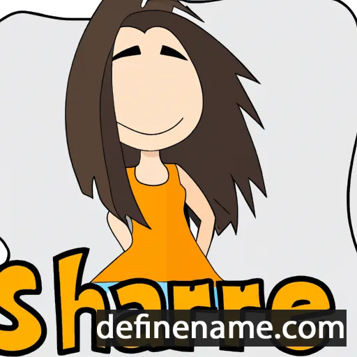 cartoon of the name Shar