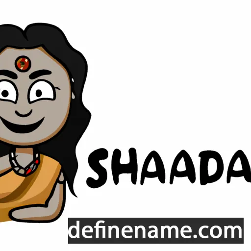 Sharada cartoon