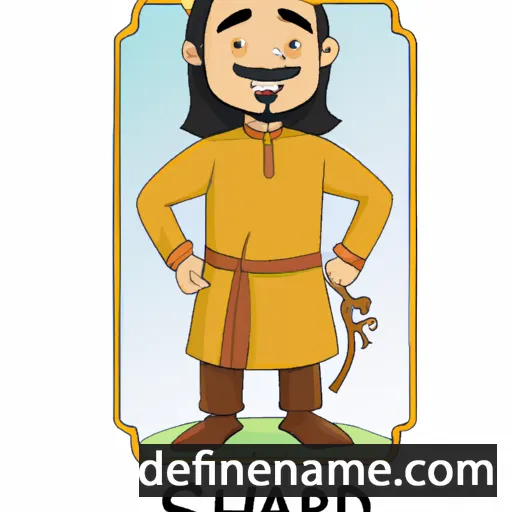 cartoon of the name Sharaf al-Din