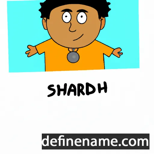 cartoon of the name Shardul