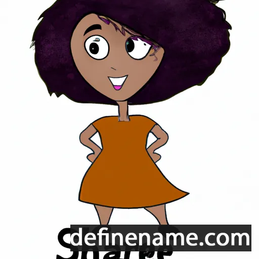 cartoon of the name Sharee