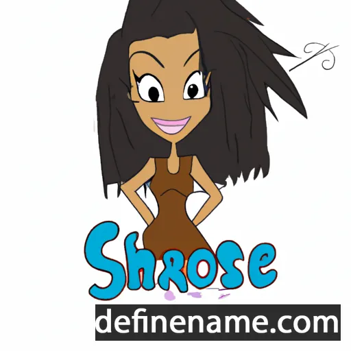 cartoon of the name Sharese