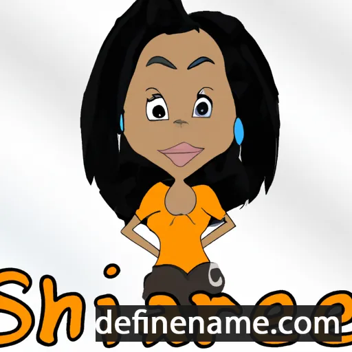 cartoon of the name Sharice