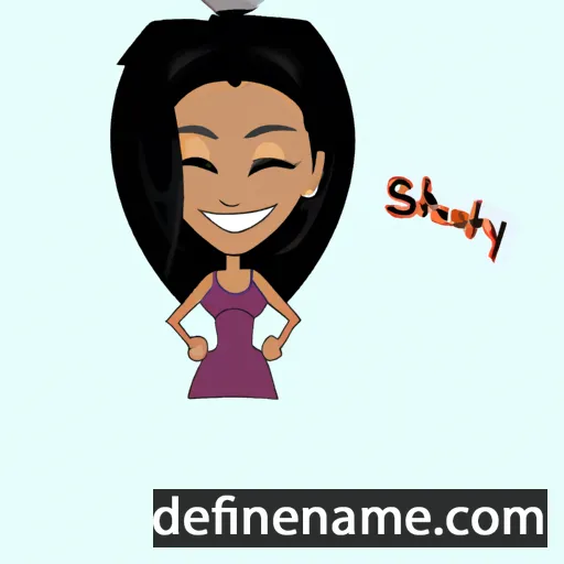 cartoon of the name Sharilyn