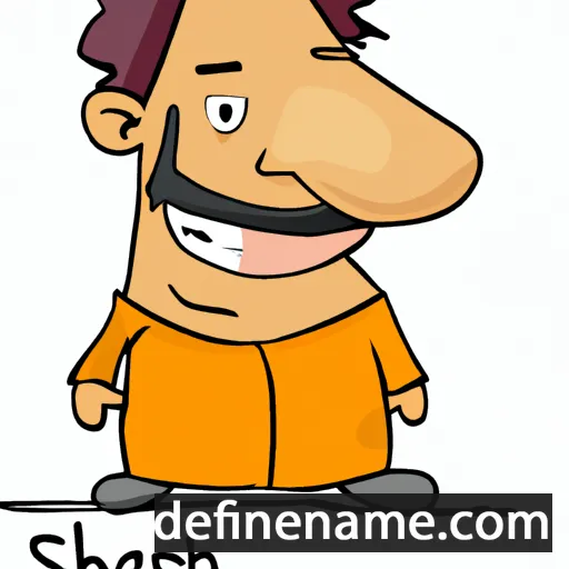 cartoon of the name Sharip