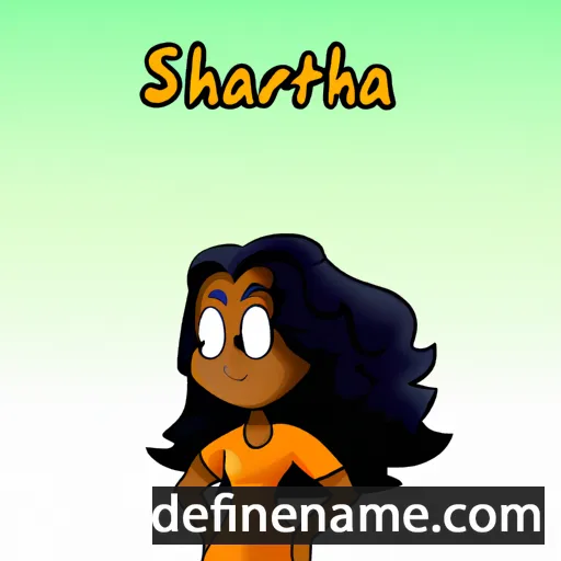 cartoon of the name Sharita