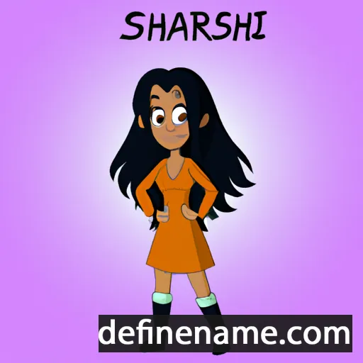 cartoon of the name Sharitahrish