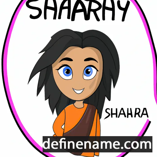 cartoon of the name Shariya