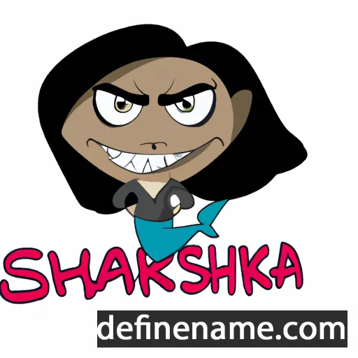 cartoon of the name Sharkesha