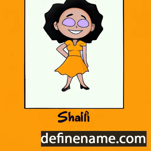 cartoon of the name Sharliz