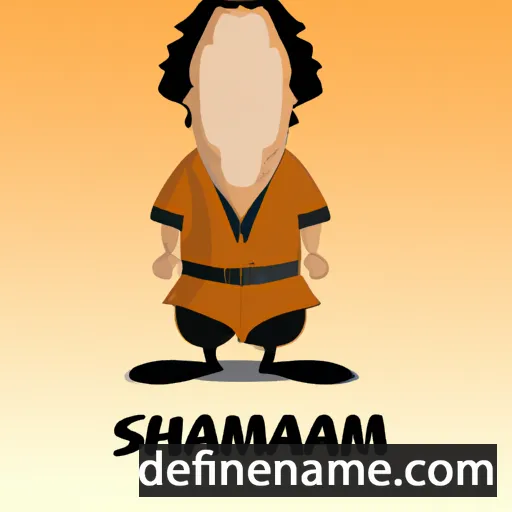 cartoon of the name Sharman