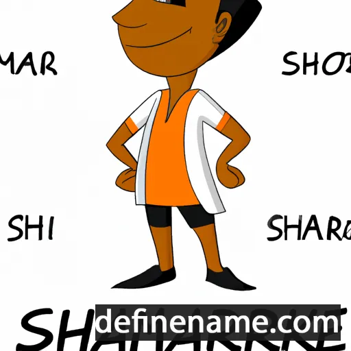 cartoon of the name Sharmarke