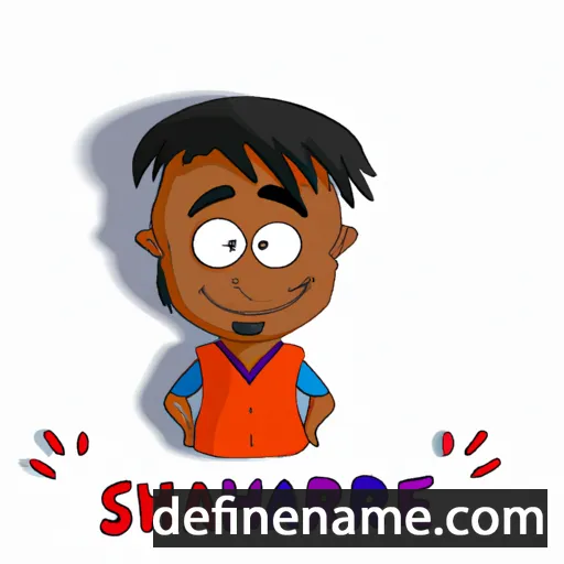 cartoon of the name Sharmarke