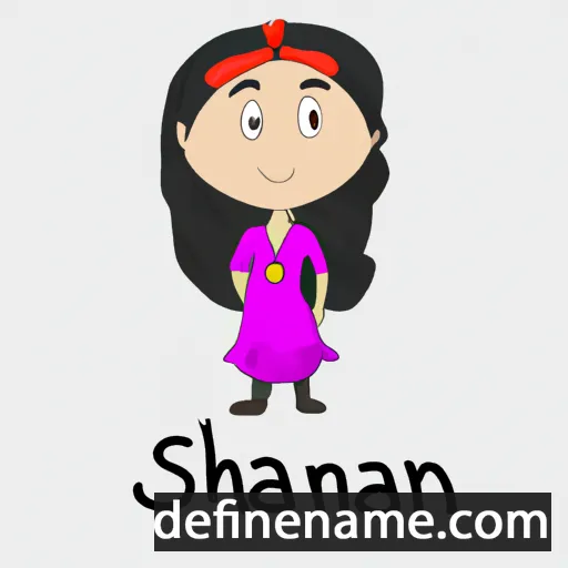 cartoon of the name Sharmin