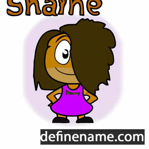 cartoon of the name Sharne