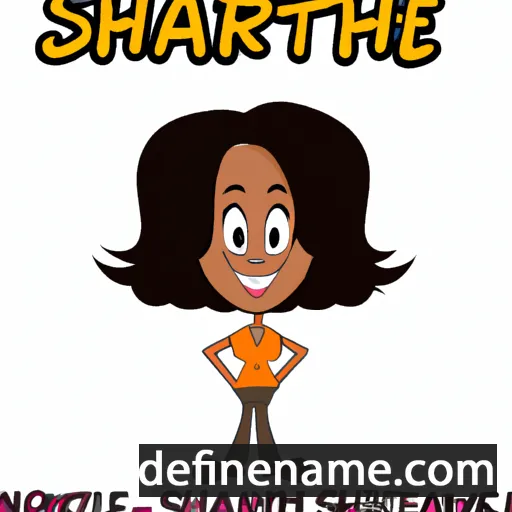 cartoon of the name Sharnette