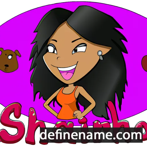 cartoon of the name Sharni