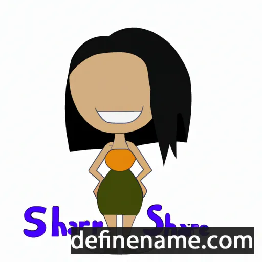 cartoon of the name Sharraine