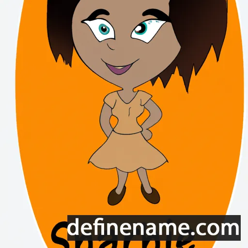 cartoon of the name Sharri