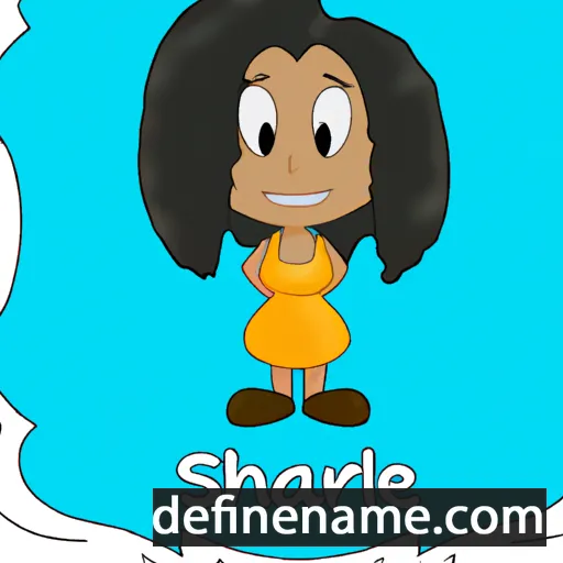 cartoon of the name Sharrie