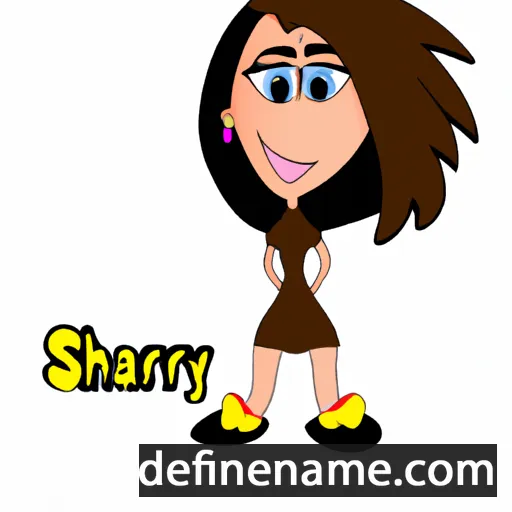 cartoon of the name Sharry