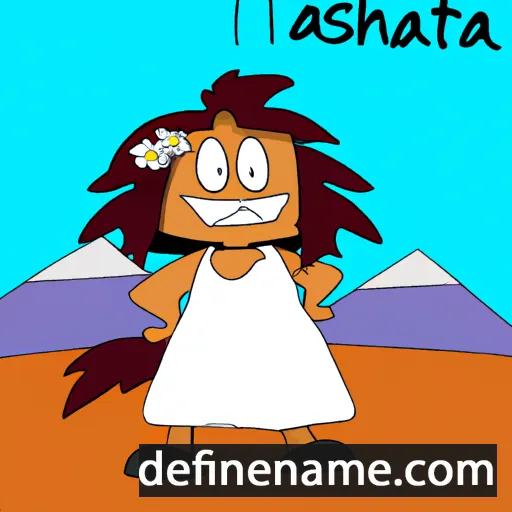 cartoon of the name Shasta