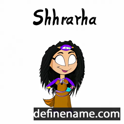 cartoon of the name Shatara