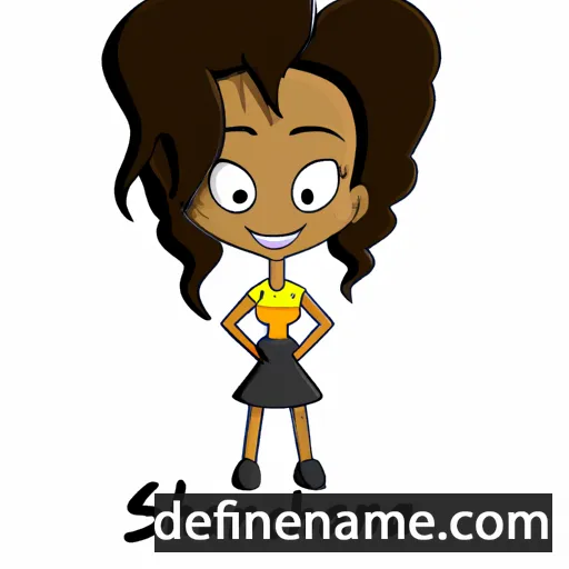 cartoon of the name Shaunda