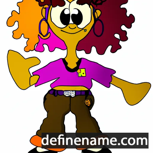 cartoon of the name Shaundie