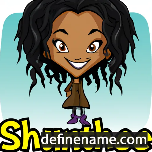 cartoon of the name Shaunetta