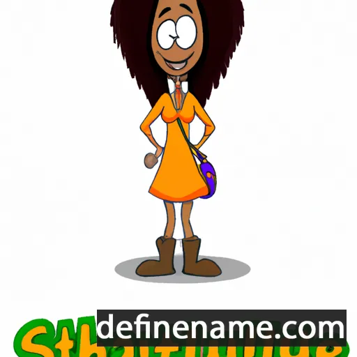 cartoon of the name Shauntal