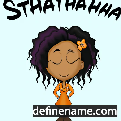 cartoon of the name Shauntavia