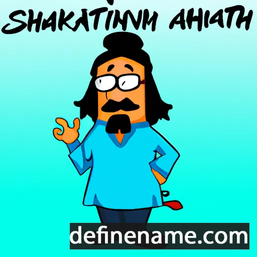 cartoon of the name Shavkatmirza