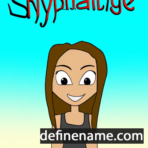 cartoon of the name Shayleigh