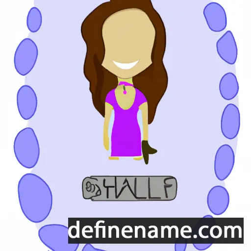 cartoon of the name Shayli