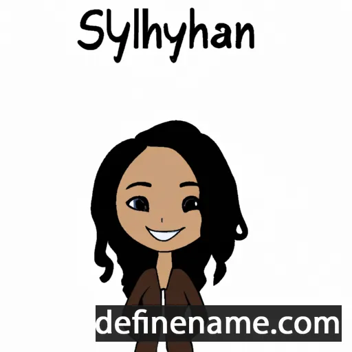 cartoon of the name Shaylin