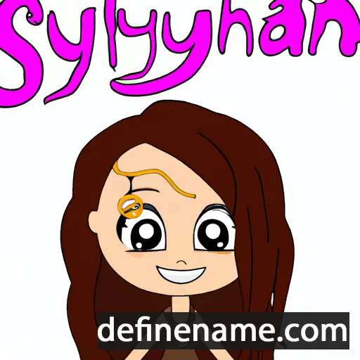 cartoon of the name Shaylynn