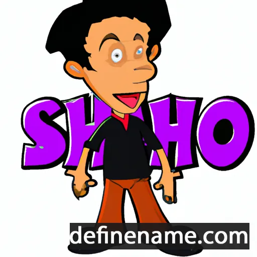 cartoon of the name Shaz