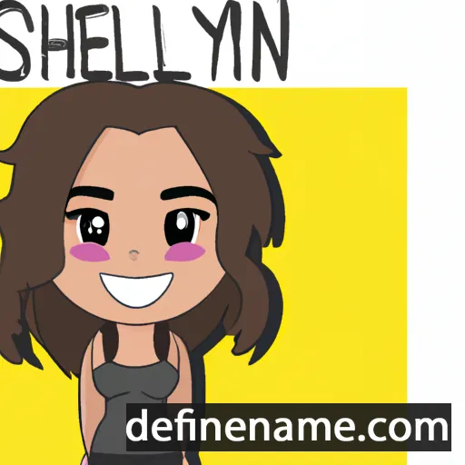 cartoon of the name Shealyn