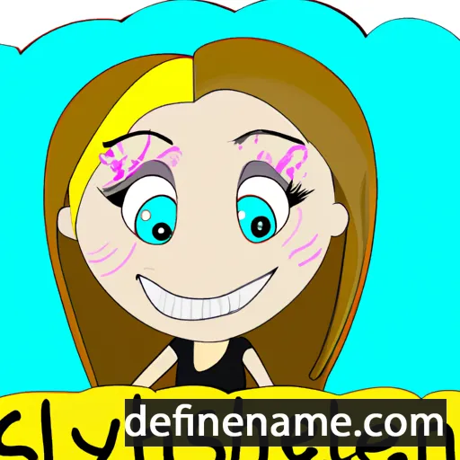 cartoon of the name Shealynn