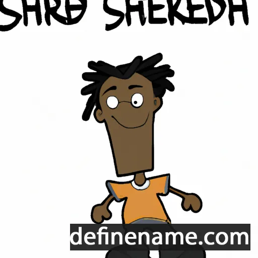 Shedrick cartoon